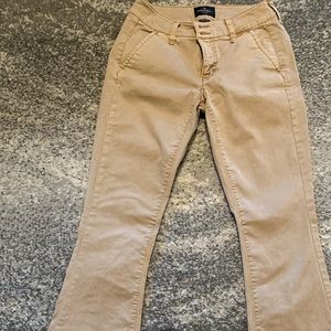 American Eagle-Flare Khaki Pants SZ 00, NWOT